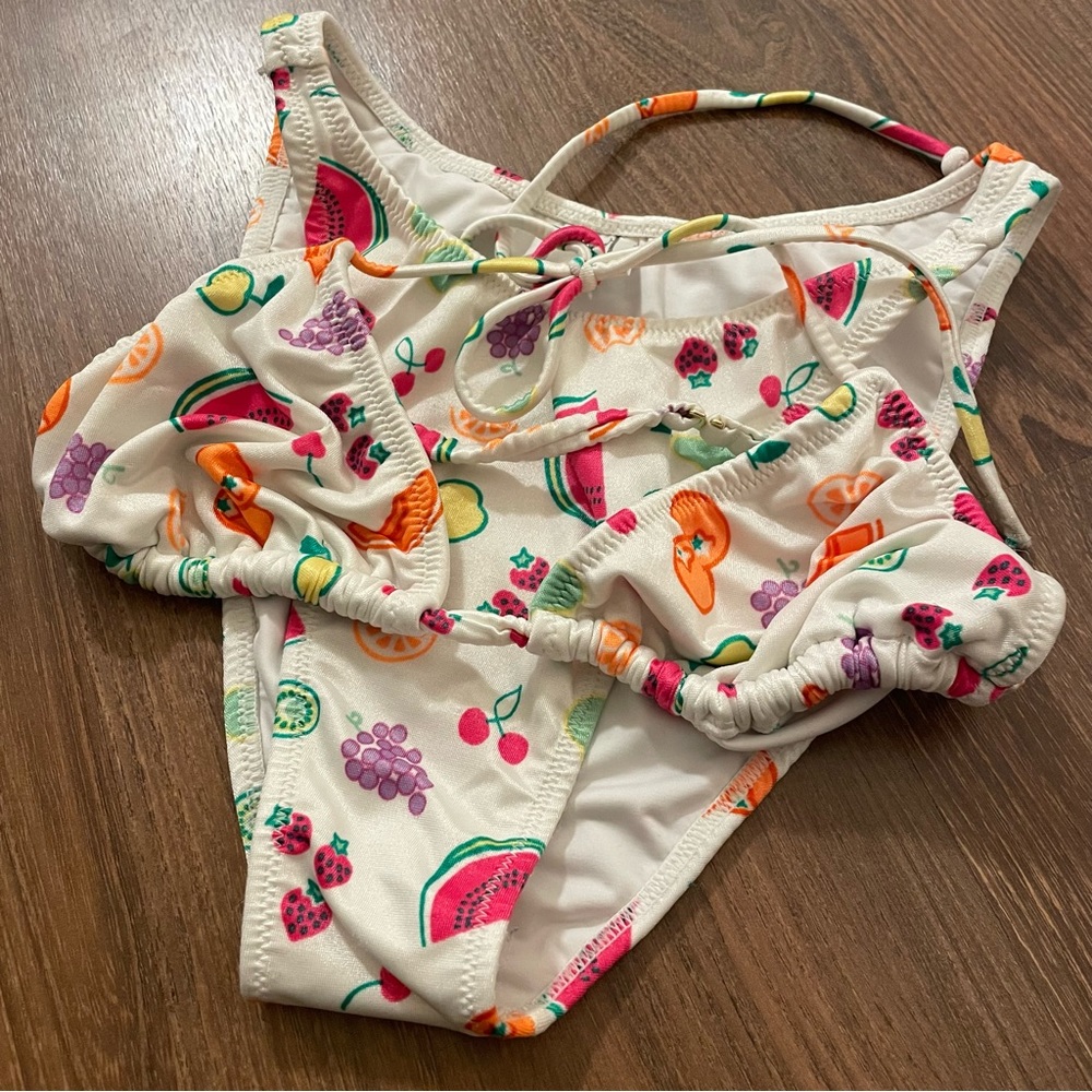 extremely rare heavy manners bikini in sugar sugar print